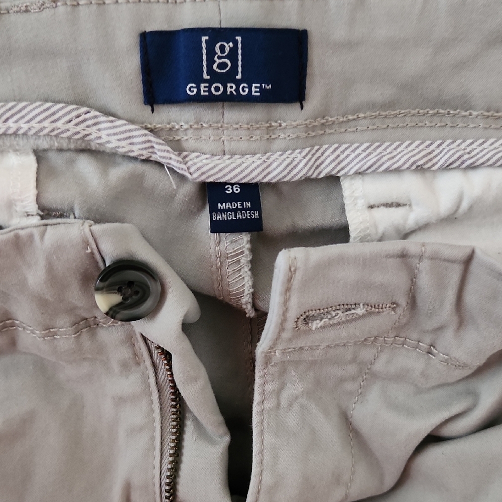 George Men's Cargo Shorts - Tan